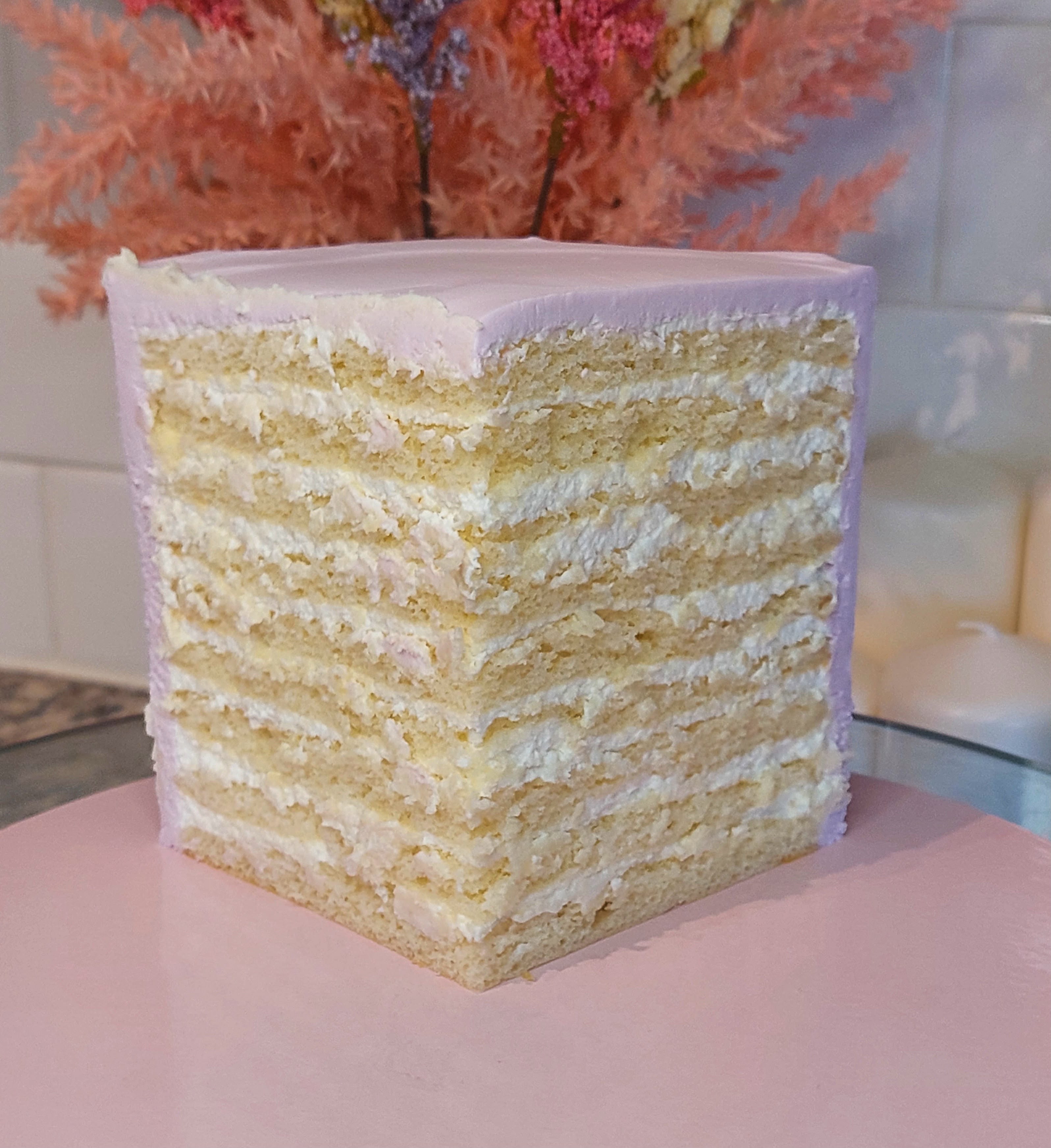 Condensed milk cream cake